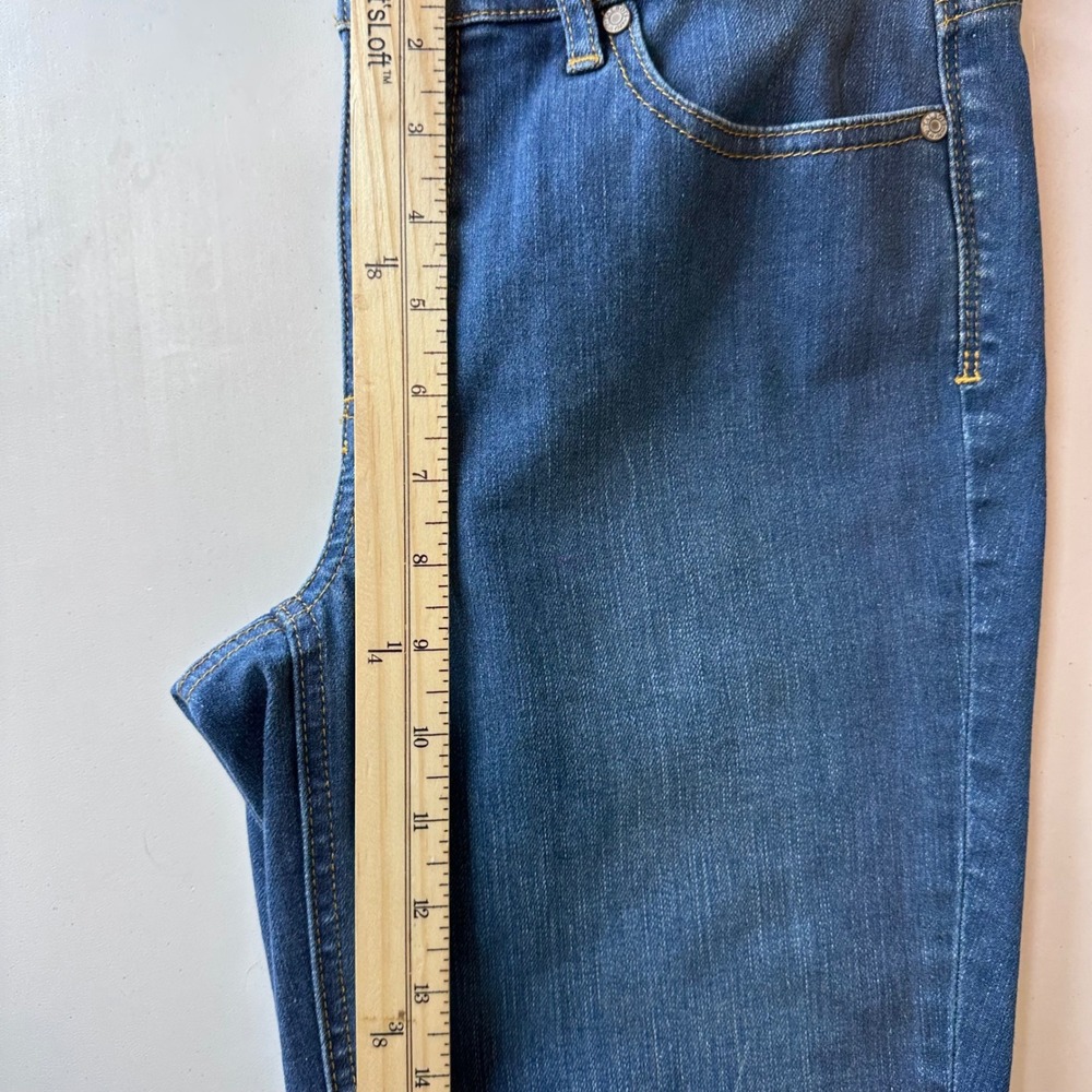 Talbots Slim Ankle Jeans Womens 4 Blue Stretch Mid Rise Straight Denim - Picture 10 of 12